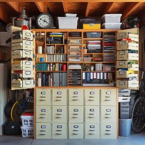 Innovative Uses for File Cabinets in Garage Organization-3